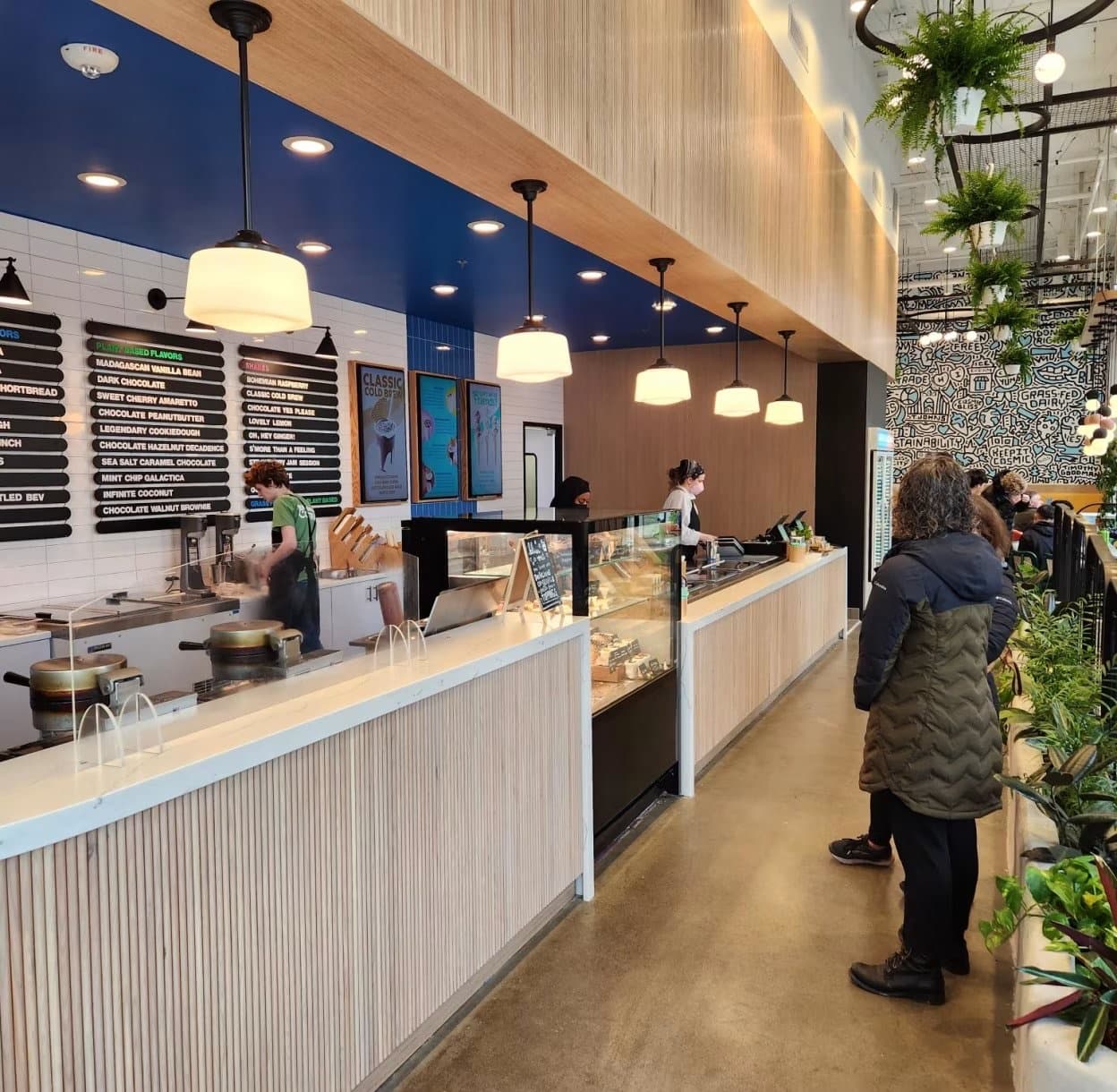 Inside a Cosmic Bliss scoop shop