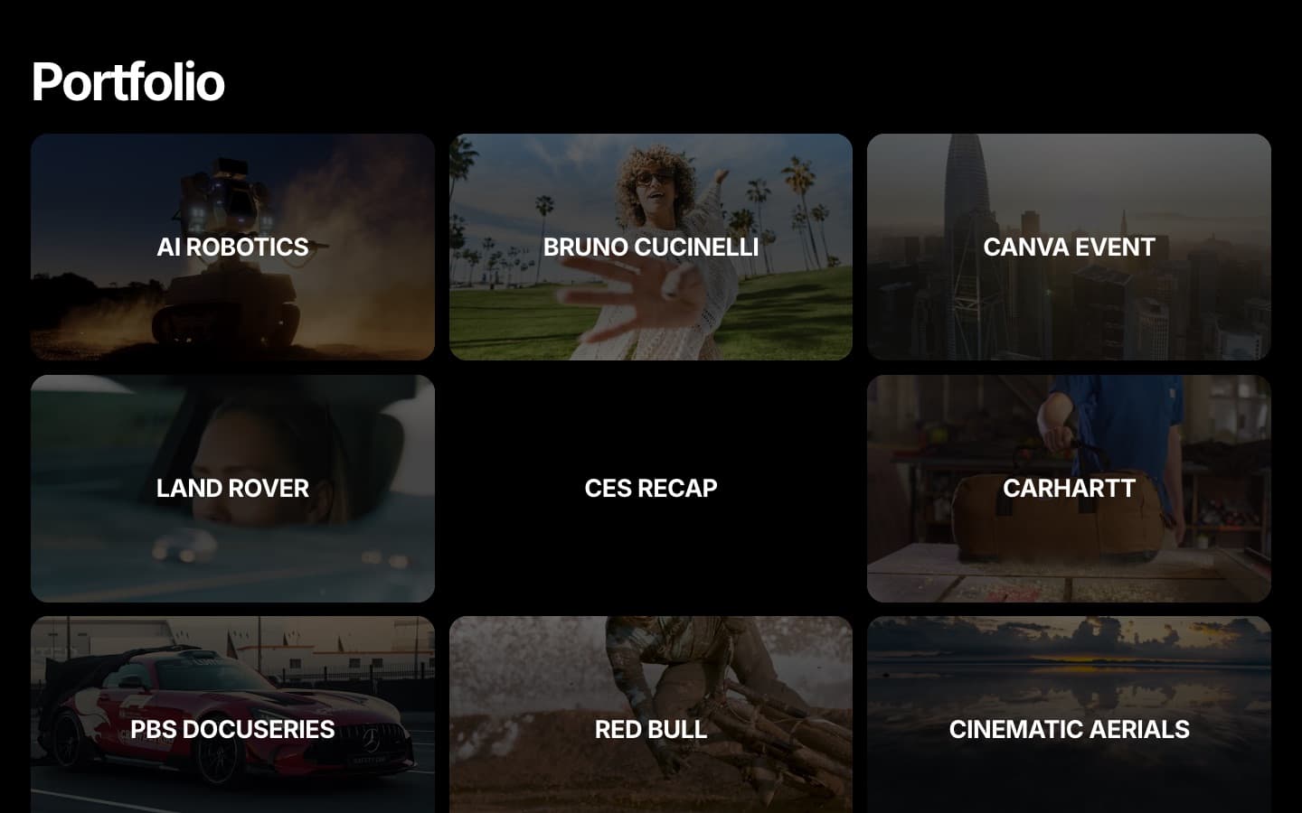 The Bureau portfolio grid