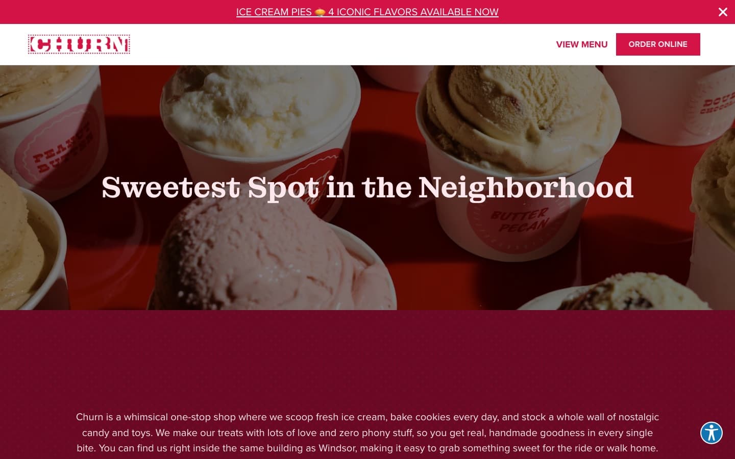 Churn homepage